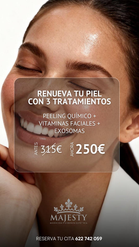 Peeling Químico + Vitaminas faciales + Exosomas