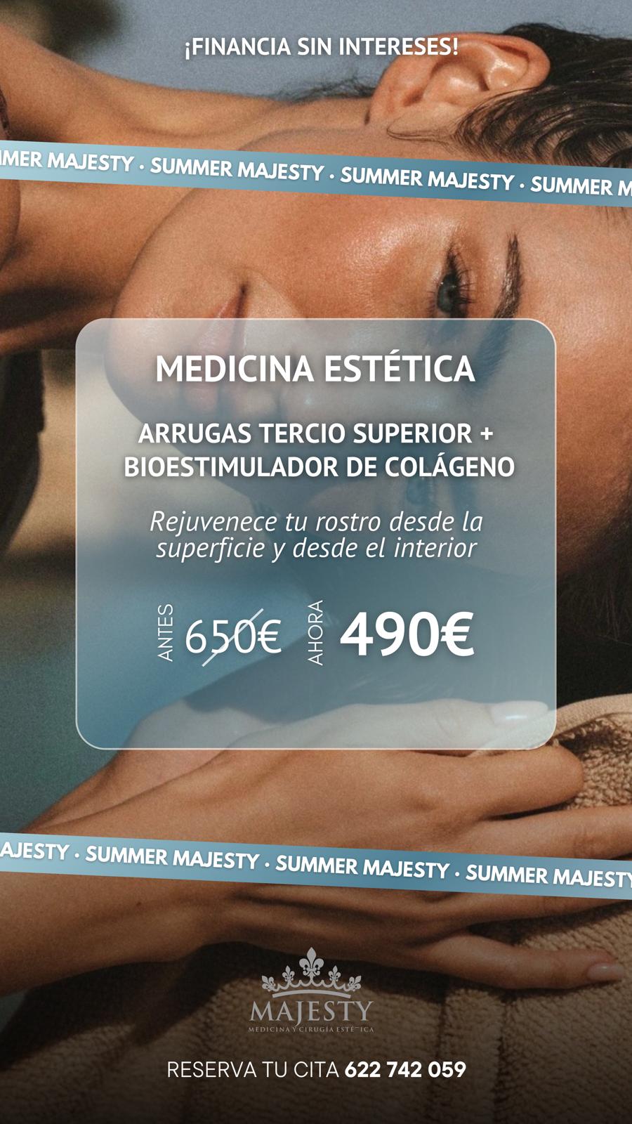 Arrugas Tercio Superior + Bioestimuladores de Colágeno